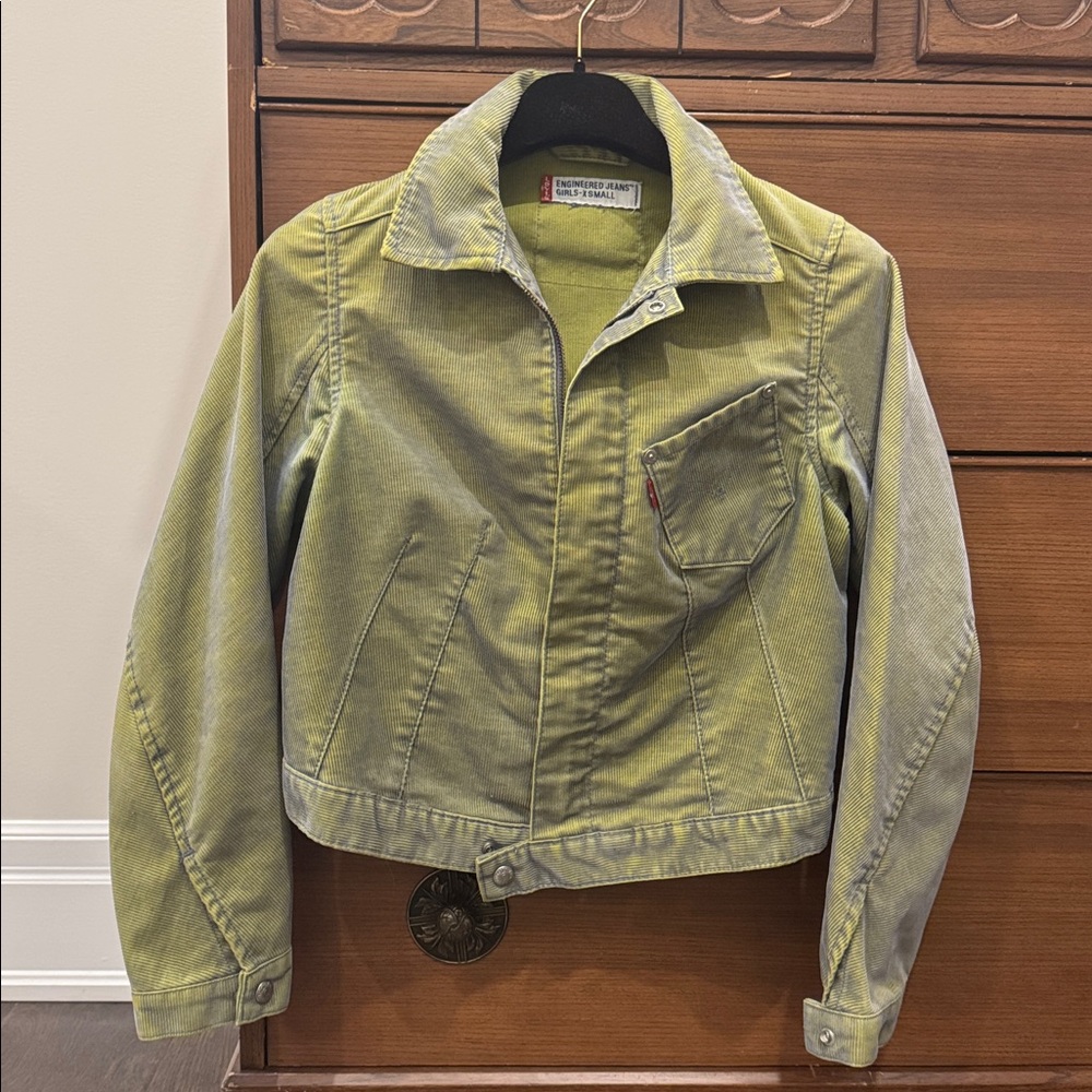 Levi's Green/Blue Jean Jacket